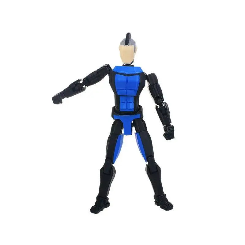 3d Printed Blue-Masked Invincible T13 Dummy13 Multi-Jointed Movable 3d Printed Shapeshift Toys Action Figure Custom Toy
