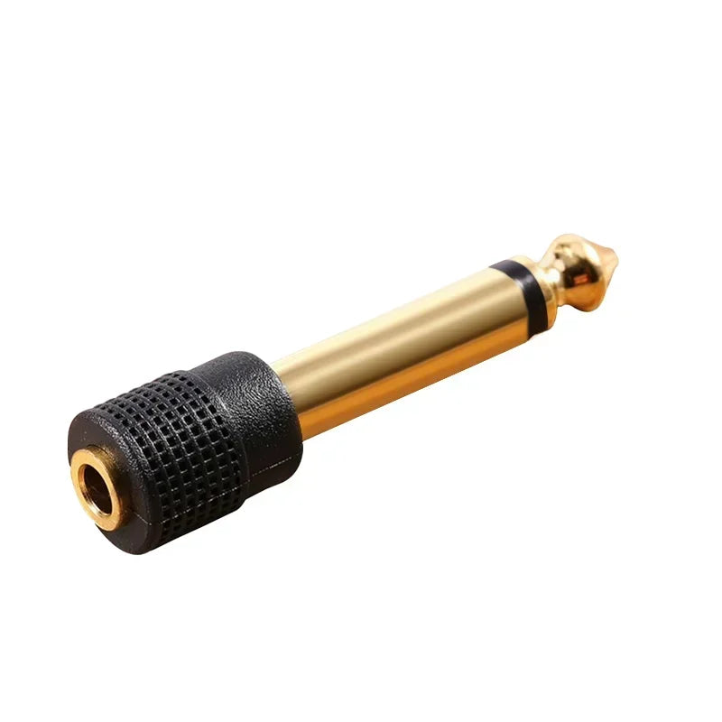 2/4/8Pcs Gold Plated 6.35mm Male Plug to 3.5mm Female Connector Stereo Plug for Microphone Headphone Audio Speaker Adapter