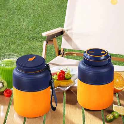 Portable Blender for Shakes and Smoothies Personal Size Juicer Cup Rechargeable Mini Fruit Mixer with Dual Lid for Travel Office