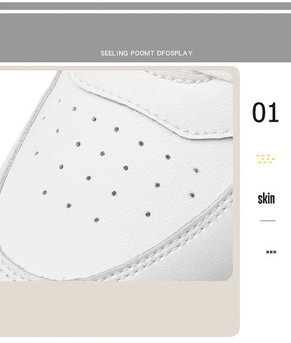 High Quality Men Sneakers Elevator Shoes for Men Fashion Casual Shoes Comfortable Leather Sports Shoes Height Increase 6/8/10cm