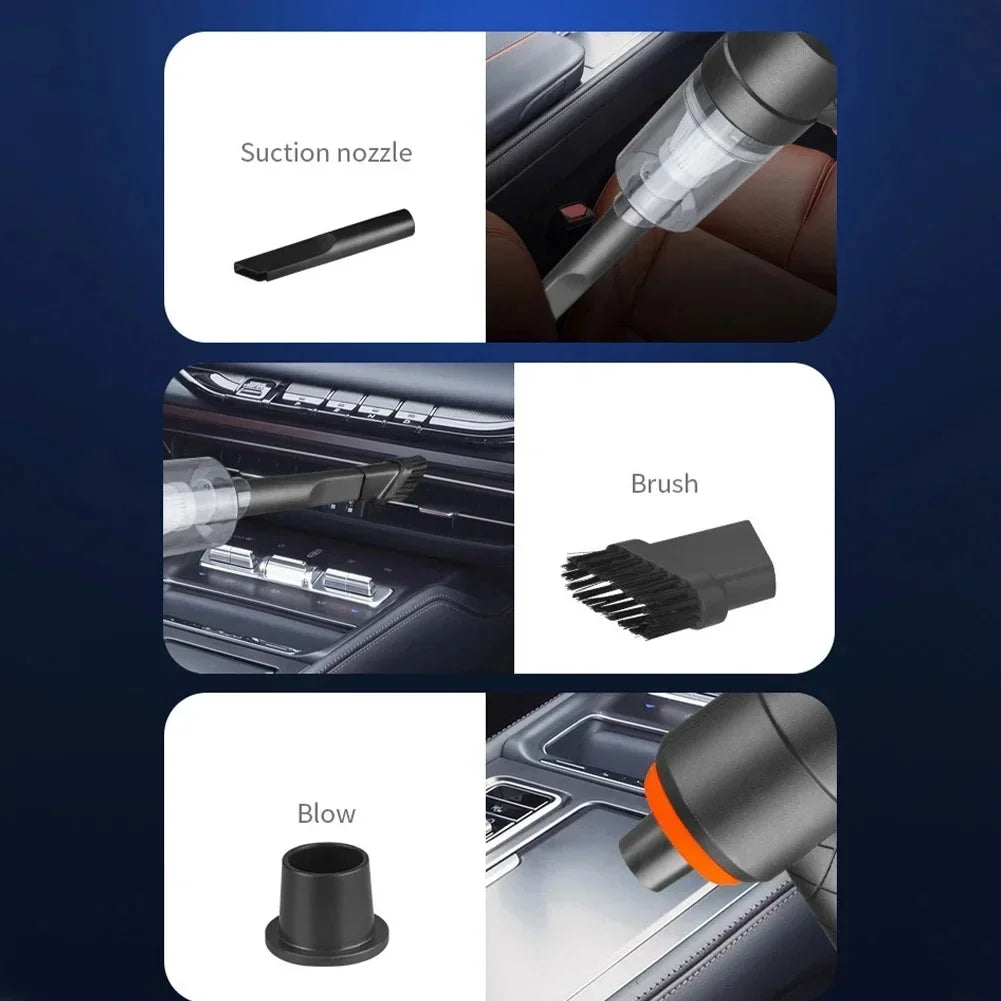 6000PA Car Vacuum Cleaner Portable Wireless Cleaner for Home Appliance Powerful Cleaning Machine Car Cleaner for Keyboard ﻿