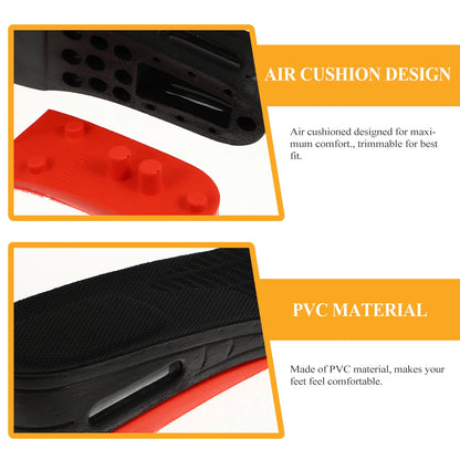 Height Increase Insoles Shoe Inserts Arch Support Invisible Pads For Women Foot Care Tool Silicone Cushioned Sole Trimmable