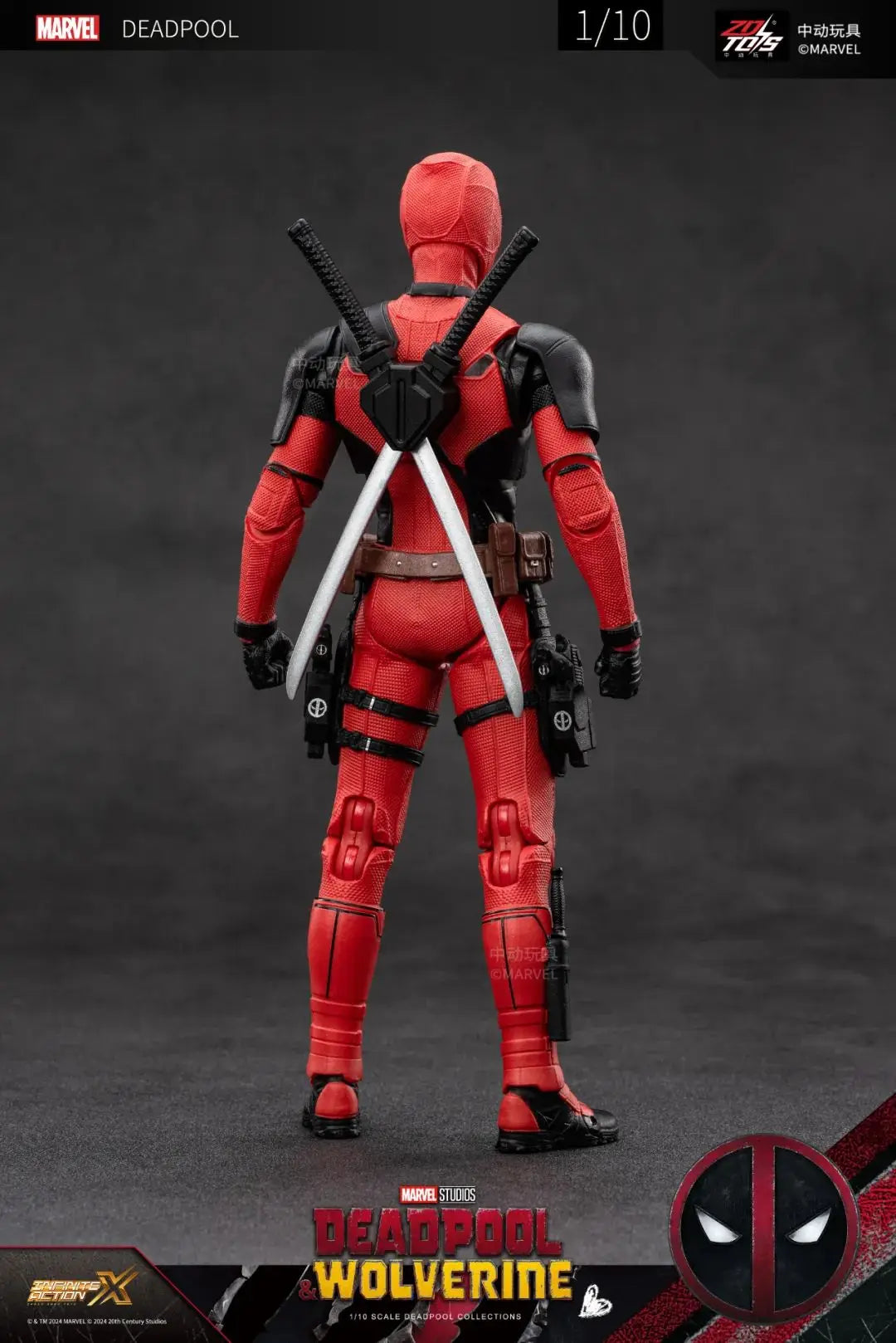 ZDTDS Deadpool & Wolverine X-Men Logan Winston Wilson Assembly Action Figures Collection Movie Doll Joint Mobility Toy Gifts