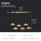 Modern Restaurant Pendant Lamp for Villa Dining Table Bar Kitchen Island Hanging Light for LED Glass Dining Room Chandelier
