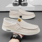 Summer Casual Loafers Men Breathable Slip On Casual Shoes for Men Classic Linen Canvas Sneakers Male Light Flats Lazy Shoes