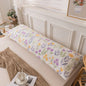 1pc 100% Polyester And Hemp Double Long Pillowcases,  Pillowcase Lover Sleeping Bedding