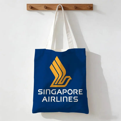 Singapore Airlines Storage Bags Handbag Women Casual Underarm Top Handle Bag Lady Shopping Travel Bags