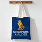 Singapore Airlines Storage Bags Handbag Women Casual Underarm Top Handle Bag Lady Shopping Travel Bags