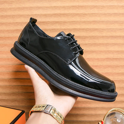 White Classic Office Men Shoes Wedding Men Formal Shoes Luxury Fashion Groom Wedding Shoes Men Oxford Shoes Dress Leather Shoes
