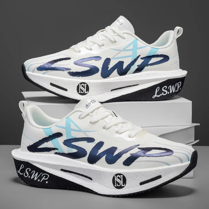 Men's Casual Sneakers, Men's Fashionable and Versatile Casual Sneakers, Lace-Up Closure Suitable for Outdoor Running, Walking, and Everyday Wear, Sporty Style, Comfortable and Snug Fit