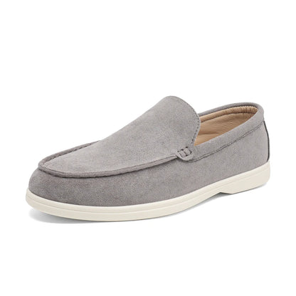 Men's High-End Casual Loafers, One-Piece Slip-On Design, Comfortable All-Match Fashion Shoes, Stylish Daily Wear Footwear