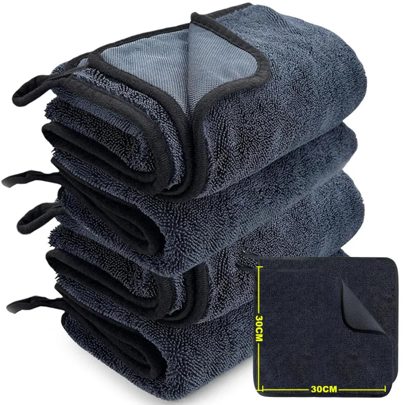 Car Wash Towels 600GSM Premium Car Care Wash Towel Ultra-Absorbent Drying Cloth Microfiber Car Cleaning Towel for Detailing Care