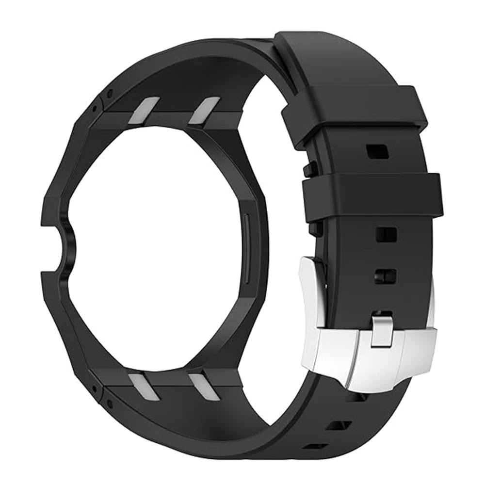 PC Case+Silicone Strap for Swatch X AP Royal Pop Pocket Watch Changer To Wristwatch Integrated Modification Accessories