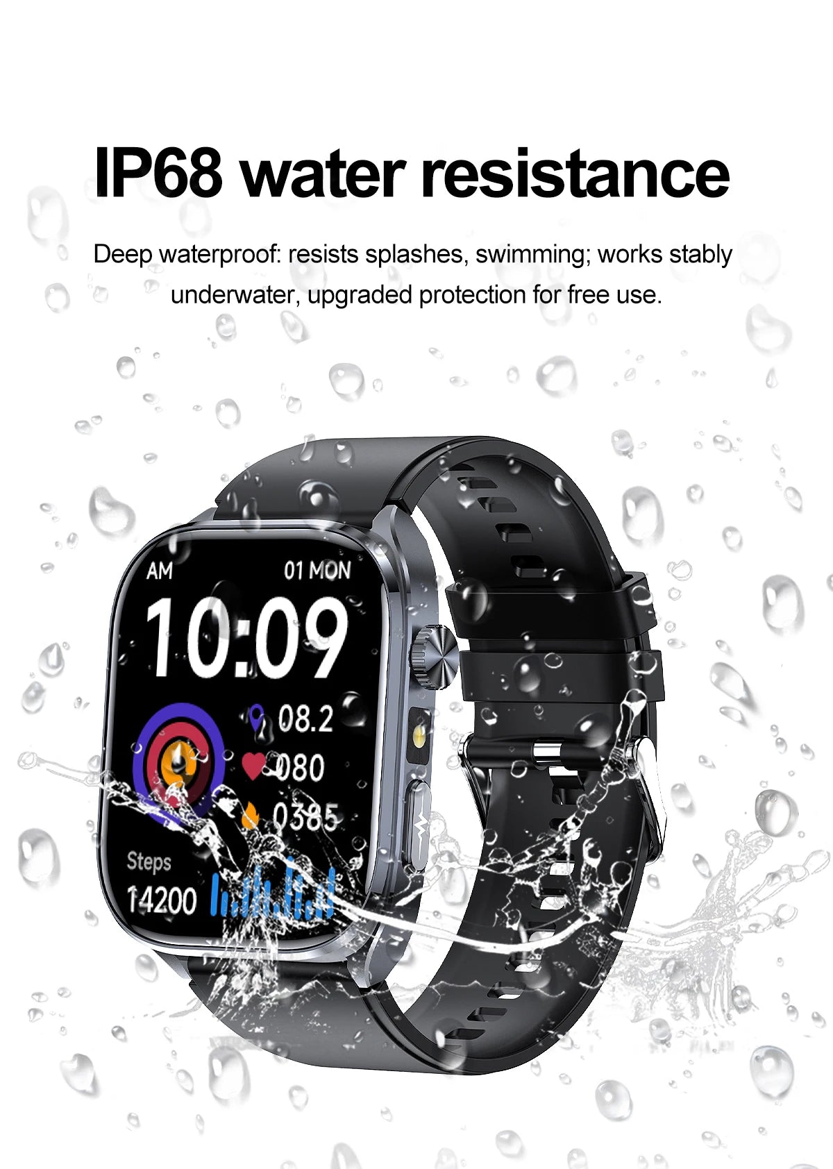 2026 New Non-Invasive Laser Treatment Three High Smart Watch  ECG+PPG Blood Fat Uric Acid Health Diagnosis Smart Watches For Man