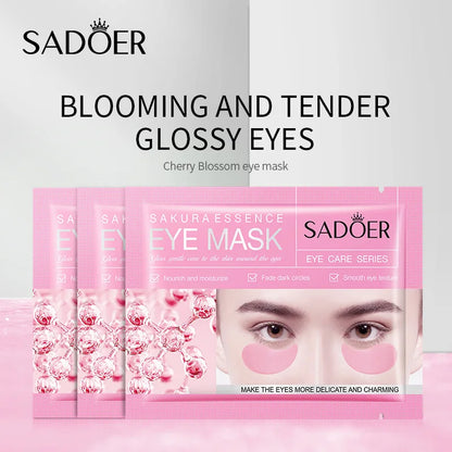 10 Pairs SADOER Crystal Collagen Eye Mask Anti Wrinkle Dark Circles Removal Eyes Bags Moisturizing Eye Patches Skin Care