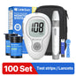 LinkSun G-425-3 Blood Glucose Meter 10/50/100pcs Test Strips Medical Diabetes Blood Sugar Test Monitor Complete Kit Glucosemeter