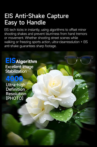 New Upgrade 800W Pixel Smart Glasses With Camera Video Recording AI Photo Recognition Call Language Translation Voice Sunglasses