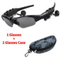Stereo Earphones Wireless Headset with Mic Polarized Glasses Sunglasses for Driving Cycling Sports Noise Reduction Headphones