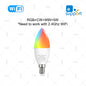 Smart WiFi Zigbee Led Light Bulb GU10 E27 E14 Dimmable RGBCW Led Lamps For Ewelink App Alexa Amazon Google Yandex Smartthings