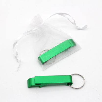 100*Personalized Engraved Bottle Opener KeyChain Wedding Party Private Gift Brewery, Hotel, Restaurant Logo Customized Wholesale