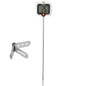 Digital Candy Thermometer with Stainless Steel Probe & Clamp for Sugar Cooking, Syrup Making, Deep Frying – Accurate ±1°F