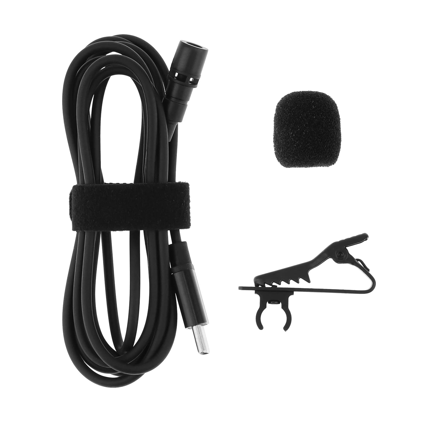 Lavalier Mic USB C Microphone Lapel Clip Mic for Android TypeC Equipment