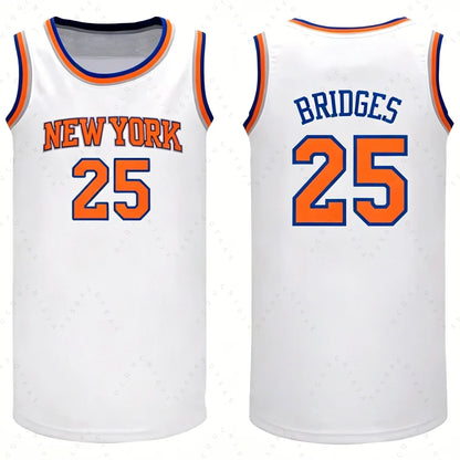 2026–27 New York Jersey Finals Champions Style Brunson #11 Towns #32 Bridges #25 Anunoby #8 Hart #3 Baksetball Jersey Fans Tops