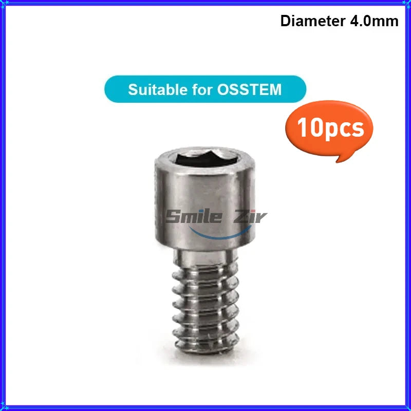 5PCS Dental Bridge Ti Screws  M1.4 Osstem Regular Mini Multi Unit Screw Adin Dentium ITI Anthogyr Dental Implant MUA Screws
