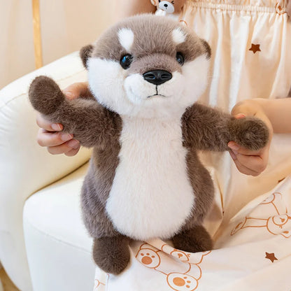 1PC 25/35cm Otter Plush Toy Arm with Magnetic Force Cute Stuffed Soft Animal Doll for Birthday Gift And Decor