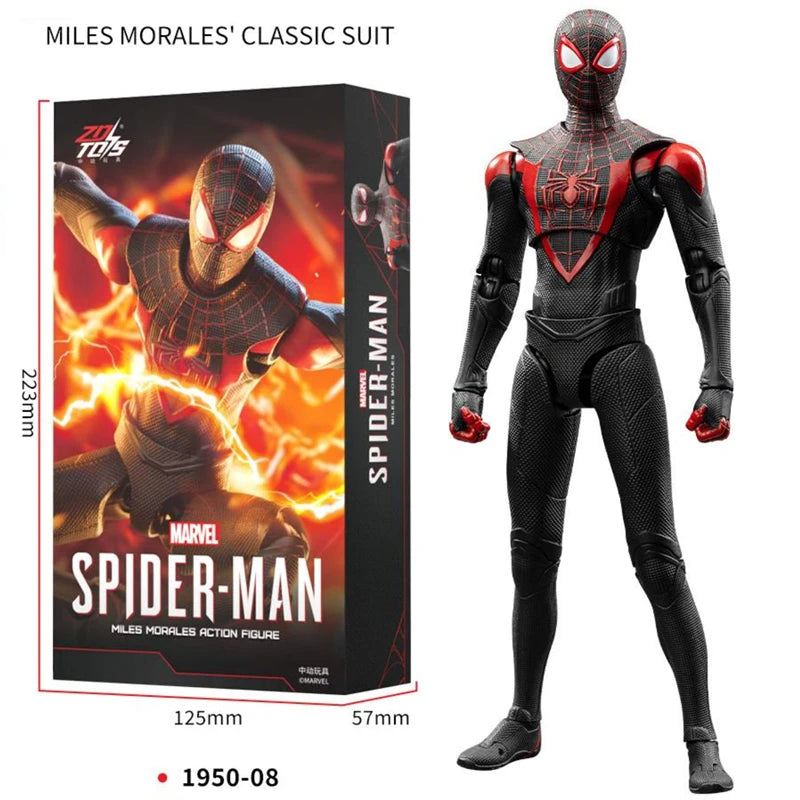 ZD Toy Iron Spider Man Advanced suit legends No Way Home Peter Parker Gold Black Red Model Action Figure Adult Collectible Toy