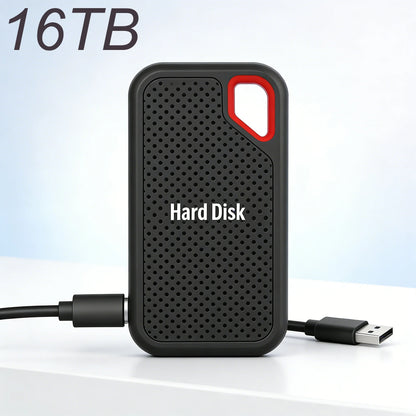 Zewnętrzny dysk SSD 4TB Przenośny dysk półprzewodnikowy USB C Wytrzymała konstrukcja Odporny na wstrząsy Pamięć masowa do pracy w terenie