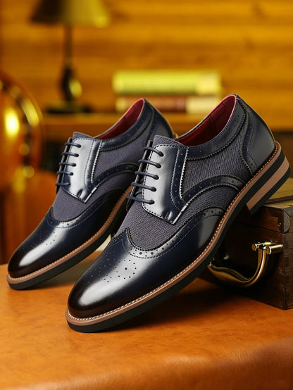 Gentleman Formal Dress Shoes, Comfortable Stylish Business Shoes for Men Daily & Social Wear