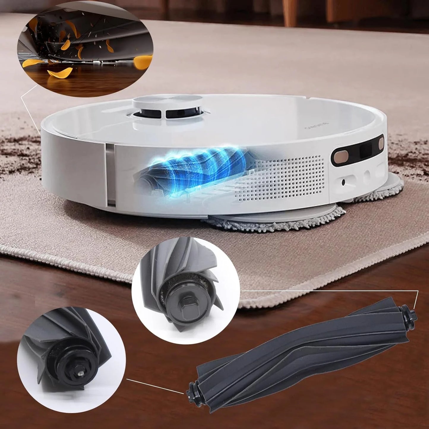 Dreame L40 Ultra / X40 Ultra Vacuum Cleaner Replacement Accessories Main Side Brush HEPA Filter Mop Cloths Dust Bag Spare Parts