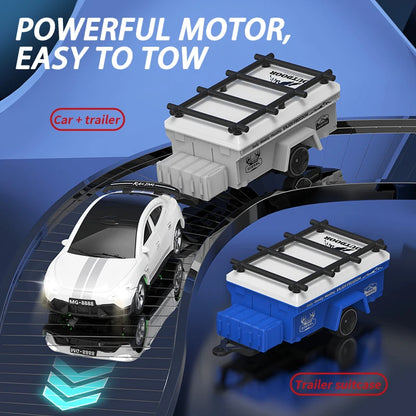 New 1:64 Rc Car Mini 2.4Ghz City Road Handle High Speed Alloy All Terrain Remote Control Car Dual Control Children's Toys Gifts