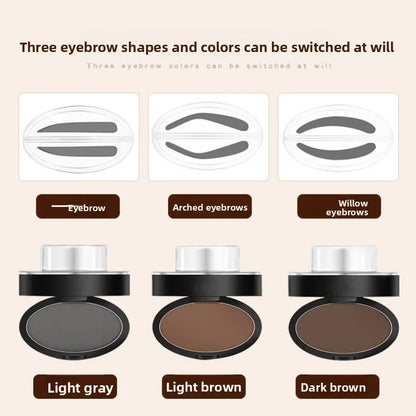 Makeup Tool Coloring Perfect Shape Quick Make Up Eyebrow Powder Palette Brow Stamps Eyebrow Powder Stamp Eyebrow Seal Stamp