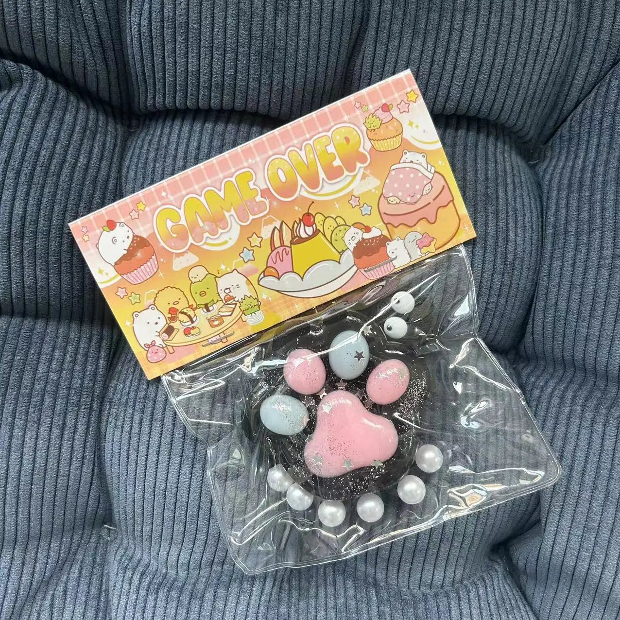 Taba Squishy Rainbow Cat Claw Squishy Fidget Toy Soft Cat Paw Slow Rebound Pinch Decompression Toys Adults Relief Squeeze Toys