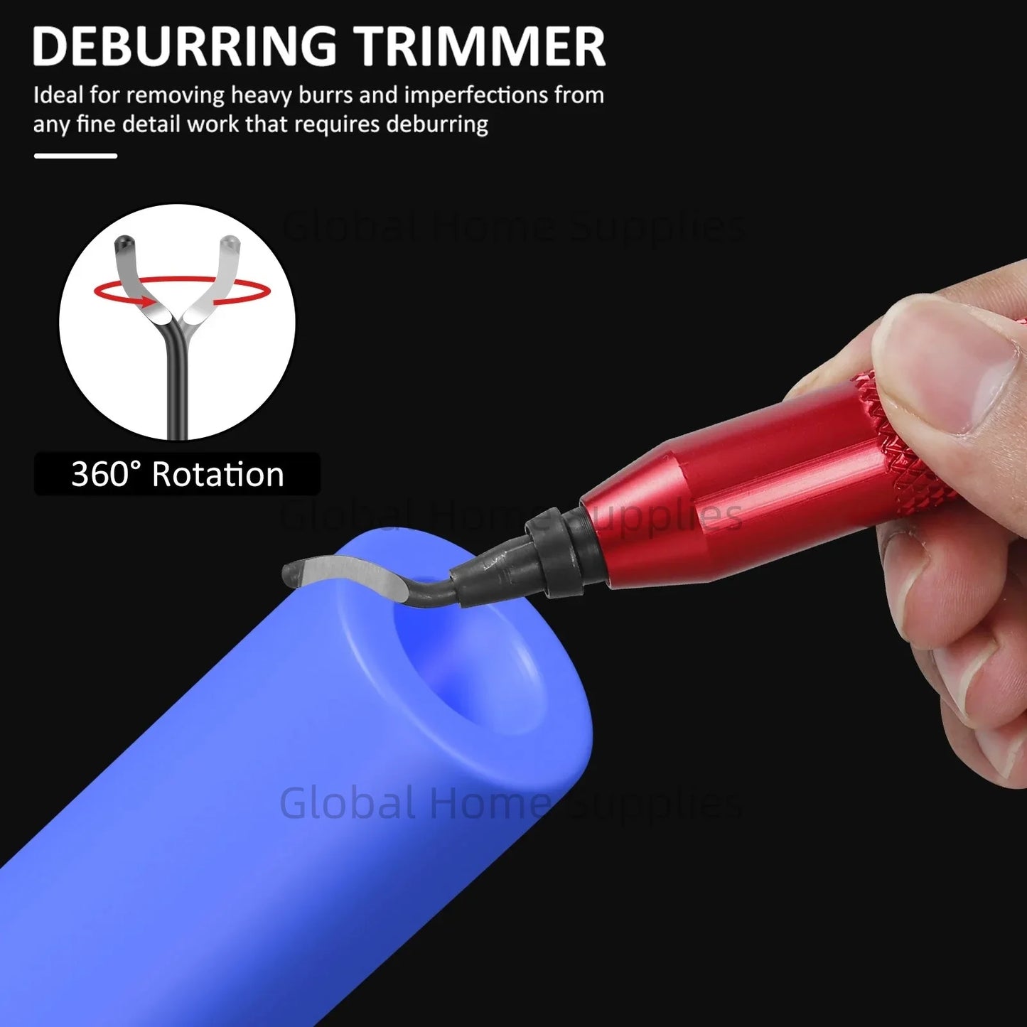 Deburring Tool RB3000 with 1 or 11 High Speed Steel Swivel Blades BS1010 BS1018 BK3010 BS3010 360 Degree Rotary Head Burr Remove