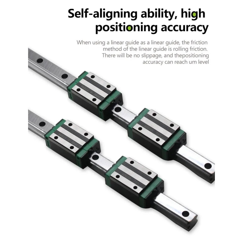 HGH15CA HGW15CC HGH20CA HGW20CC HGH25CA HGW25 HGH30 HGW30 slider block match use HGR linear guide for linear rail CNC diy parts