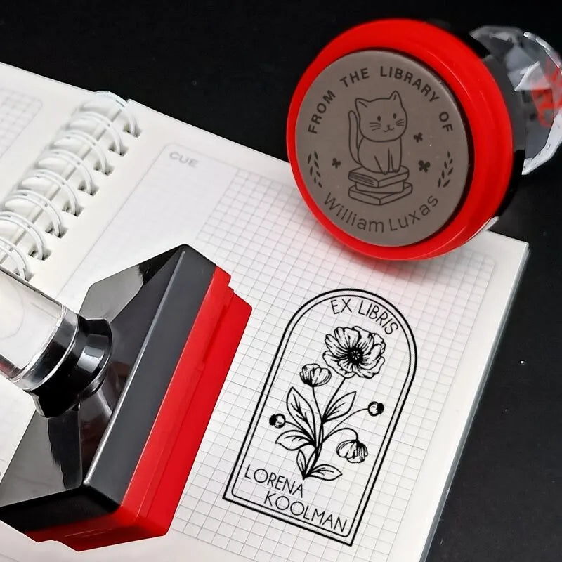 Personalized Logo Self inking Stamp Customized Photosensitive ink Stamp Your design picture