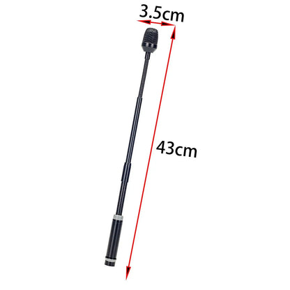 Dynamic Mic Flexible Adjustable Professional Plug and Play Low Noise Mixer Dedicated Disc XLR Mic Dynamic DJ Mic Gooseneck Mic