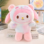 Sanrio Plush Cute Cinnamoroll hello kitty Kuromi My Melody Plush Toys Doll Pillow Anime Cartoon Kids Gifts Room Decoration Dolls