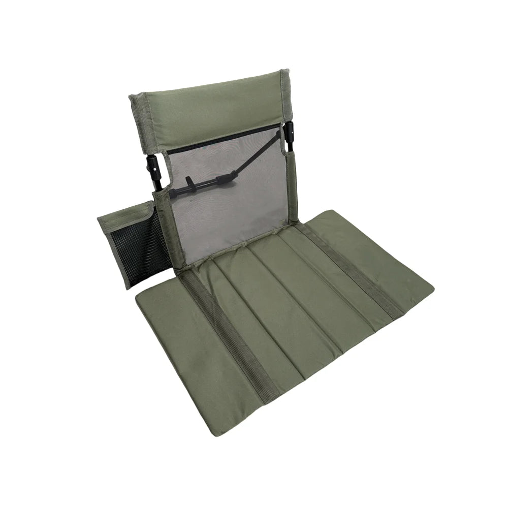 Portable Foldable Camping Chair Oxford Cloth Outdoor Lazy Backrest Chair for Picnic Garden Park Travel