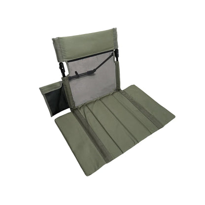 Portable Foldable Camping Chair Oxford Cloth Outdoor Lazy Backrest Chair for Picnic Garden Park Travel