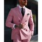 Smart Casual Wedding Men's Suits Slim Fit Tuxedo Blazer Set 2 Piece Formal Business Suit for Groom with Blazer And Pants