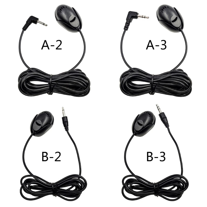 Car Microphone 3.5mm External Mic for Car Vehicle Unit Bluetooth-Enabled Stereo Radio GPS DVD Mikrofo / Micro