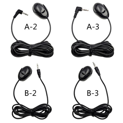 Car Microphone 3.5mm External Mic for Car Vehicle Unit Bluetooth-Enabled Stereo Radio GPS DVD Mikrofo / Micro