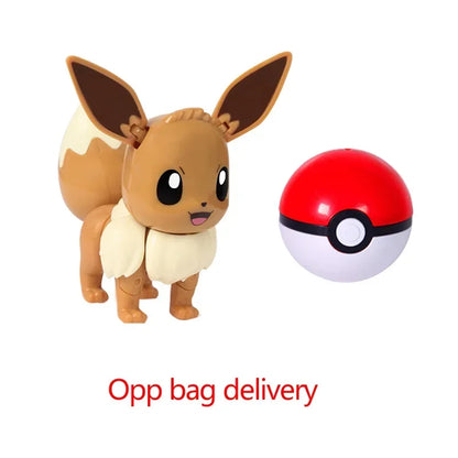 Pokemon Figure Pokeball Poke Ball Venusaur Charizard Gyarados Pikachu Mewtwo Gengar Blastoise Mew Eevee Box Elf for Kid Toy Gift