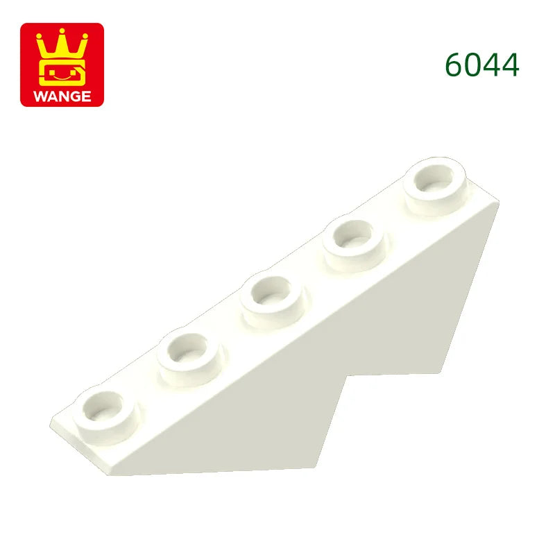 Wange 6044 100g/57Pcs Sloping 5 Hole Compatible With Small Particle Building Blocks Suitable For Assembly And DIY Toy Parts