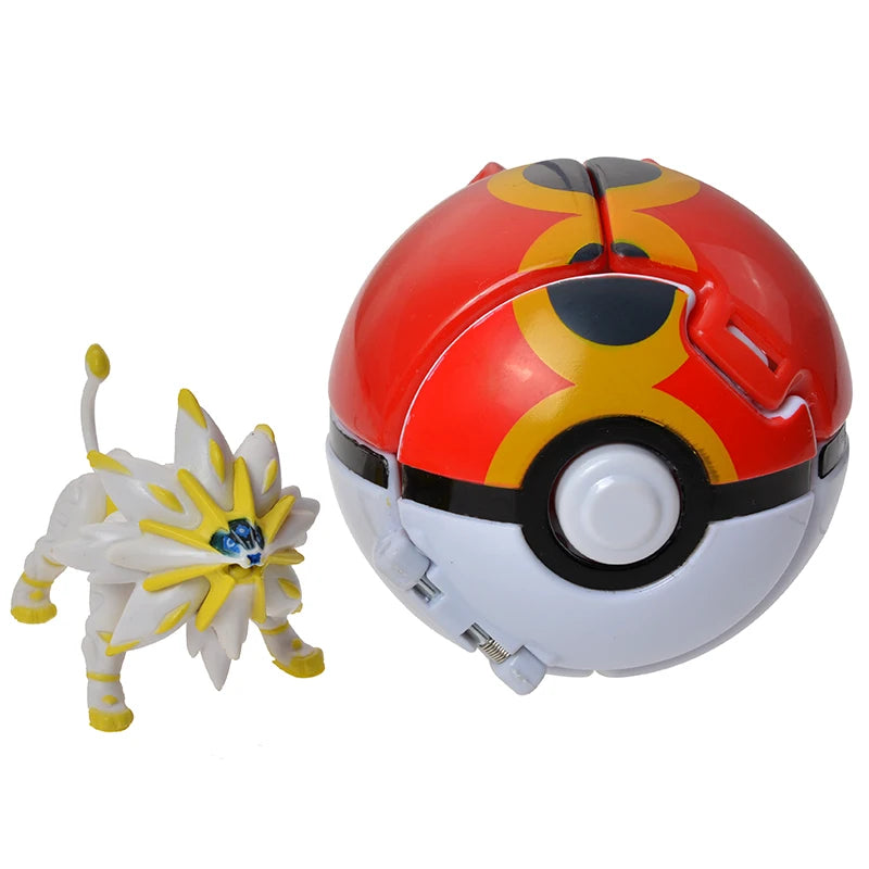 New Pokemon Pokeball Anime Action Figurse Pikachu Squirtle Pocket Monster Variant Pokémon Game Elf Ball Model Toys Gift