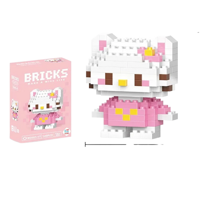 SpongeBob SquarePants Toy Sanrio Kuromi Building Blocks Patrick Star Figure Hello Kitty Cartoon Character Toy For Children Gifts